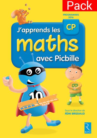J'apprends les maths avec Picbille CP. Pack de 10 exemplaires, Edition 2016