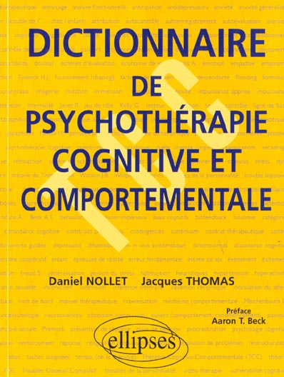 Dictionnaire de psychothérapie cognitive et comportementale