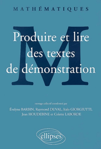 Produire et lire des textes de démonstration en mathématiques