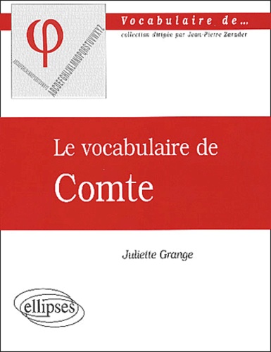 Le vocabulaire de Comte