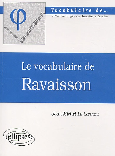 Le vocabulaire de Ravaisson