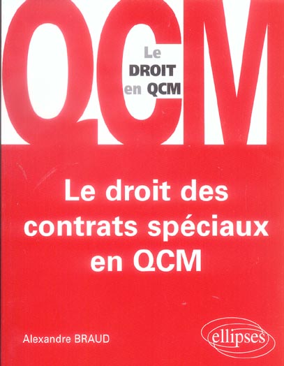 Le droit des contrats spéciaux en QCM