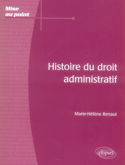 Histoire du droit administratif