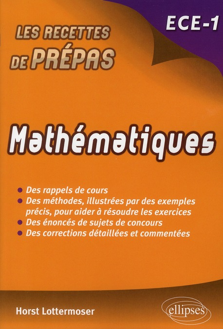 Mathématiques ECE-1