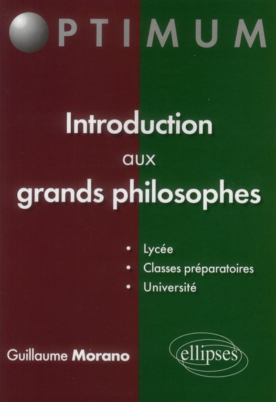 Introduction aux grands philosophes