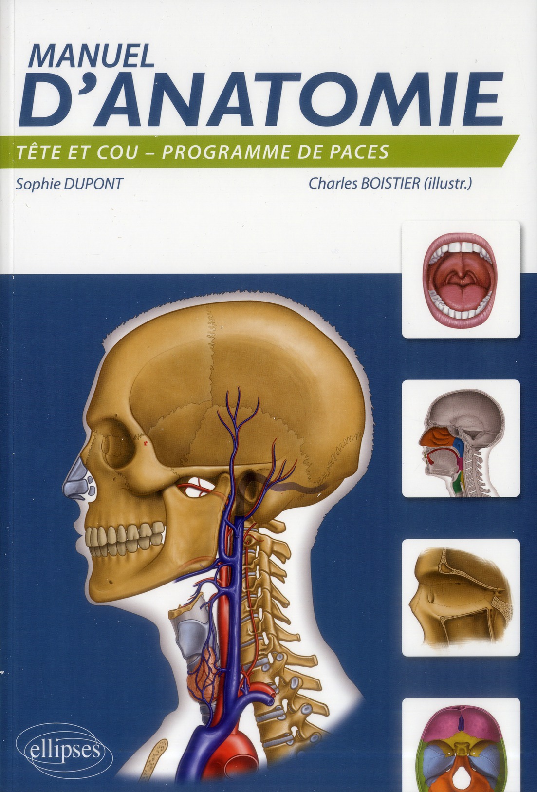 Manuel d'anatomie tête et cou. Programme de PACES