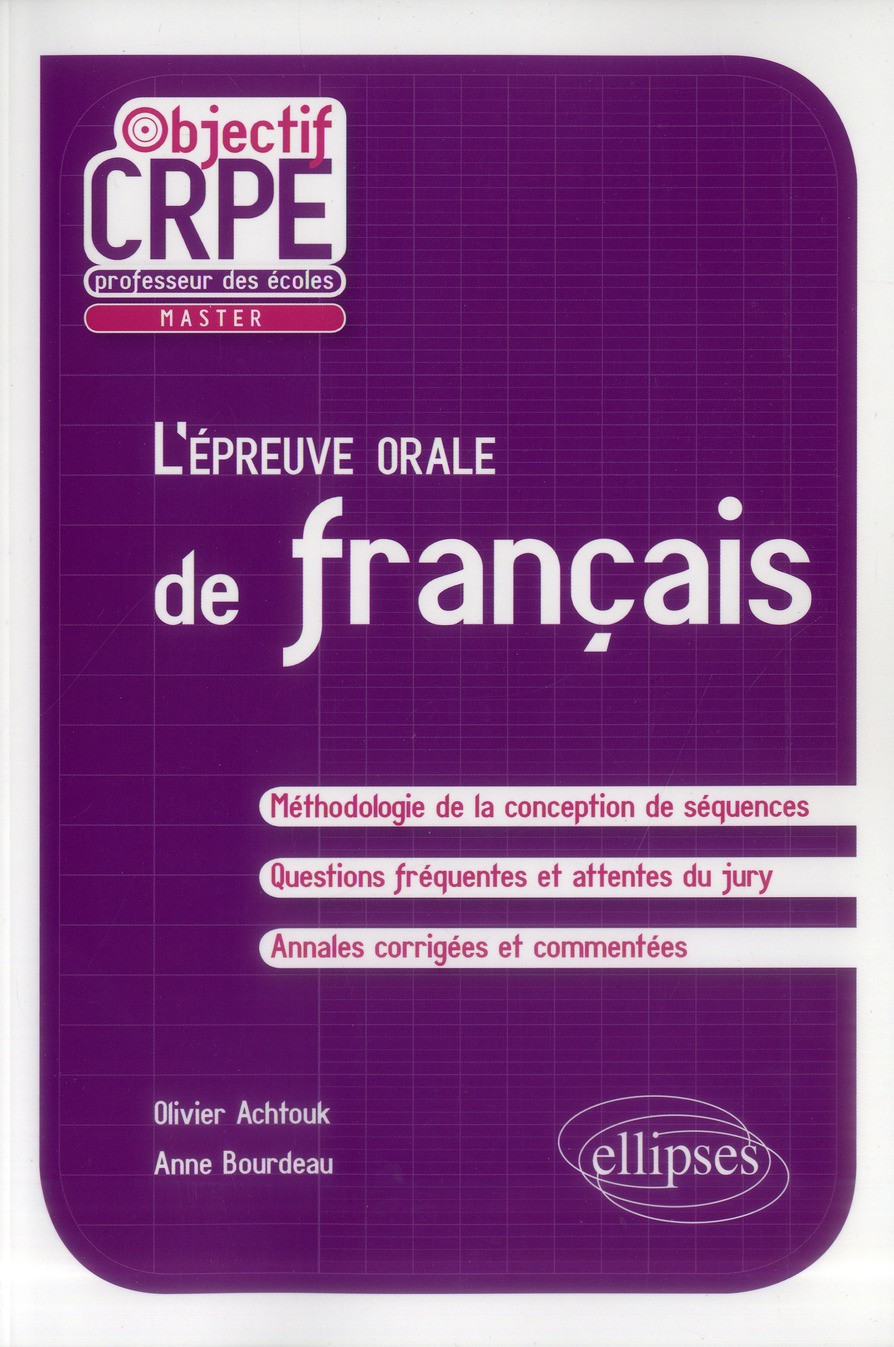 L'épreuve orale de français