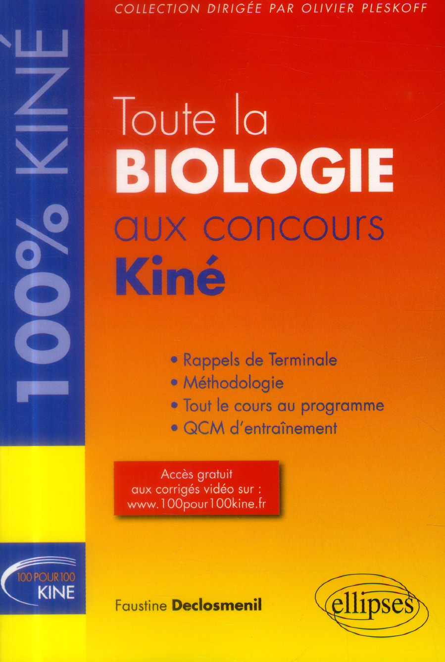Toute la biologie aux concours kiné