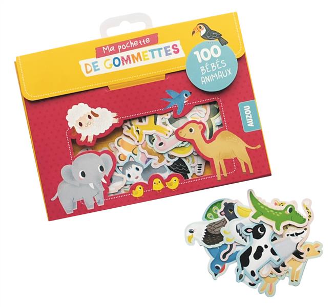 Ma pochette de gommettes. 100 bébés animaux