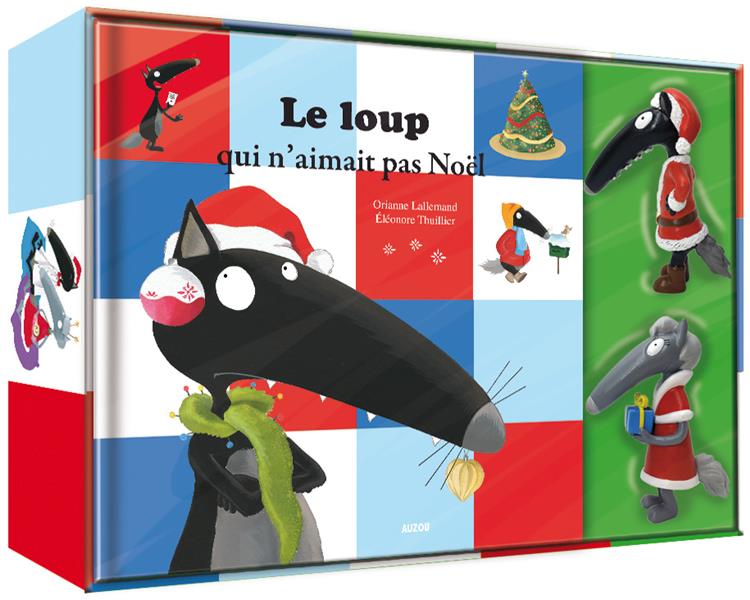 Le coffret Loup et Louve de Noël. Avec 2 figurines