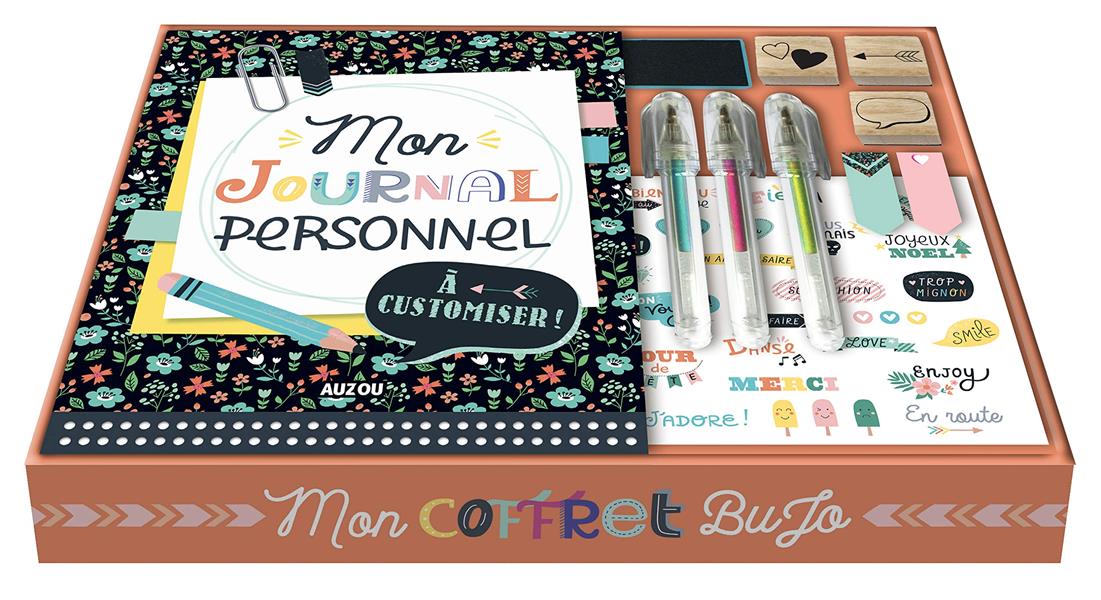 Mon journal personnel. Réalise ton propre bullet carnet ! Avec 3 tampons, 1 encrier, des notes repos