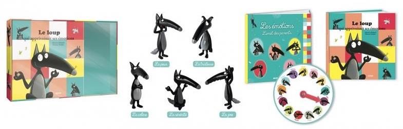 Le coffret du Loup qui apprivoisait ses émotions