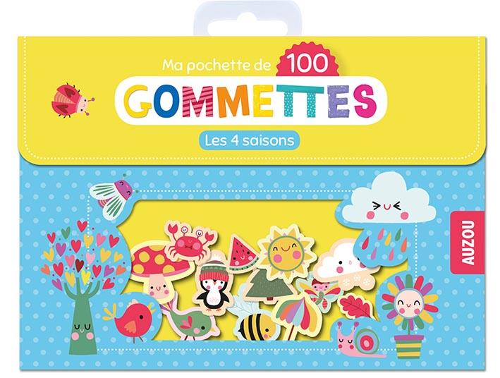 Ma pochette de 100 gommettes Les 4 saisons