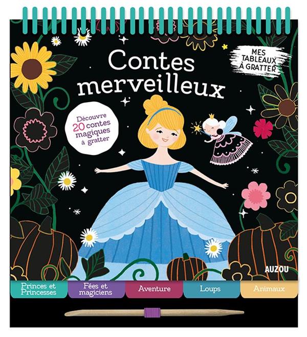 Mes tableaux à gratter des contes merveilleux. 20 cartes à gratter