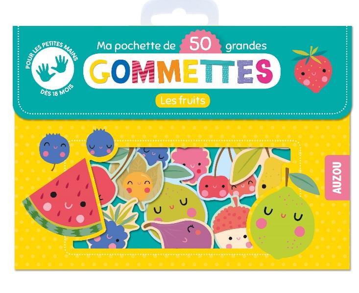 Ma pochette de 50 grandes gommettes. Les fruits