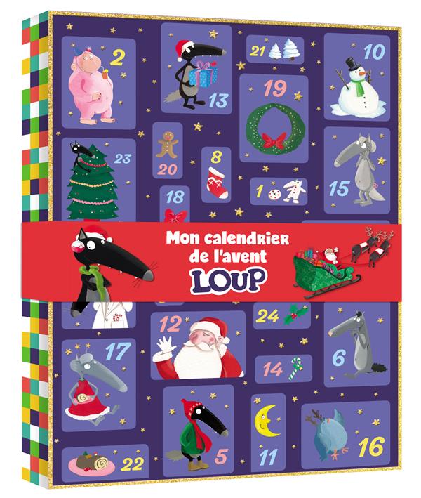 Mon calendrier de l'avant Loup. Avec 10 figurines