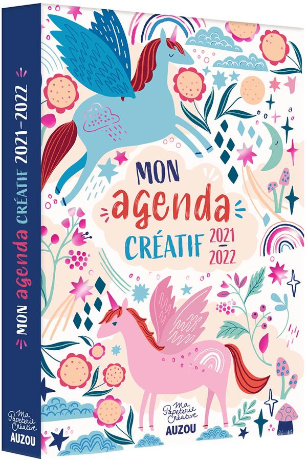 Mon agenda créatif. Avec de 100 autocollants à colorier ! Edition 2021-2022