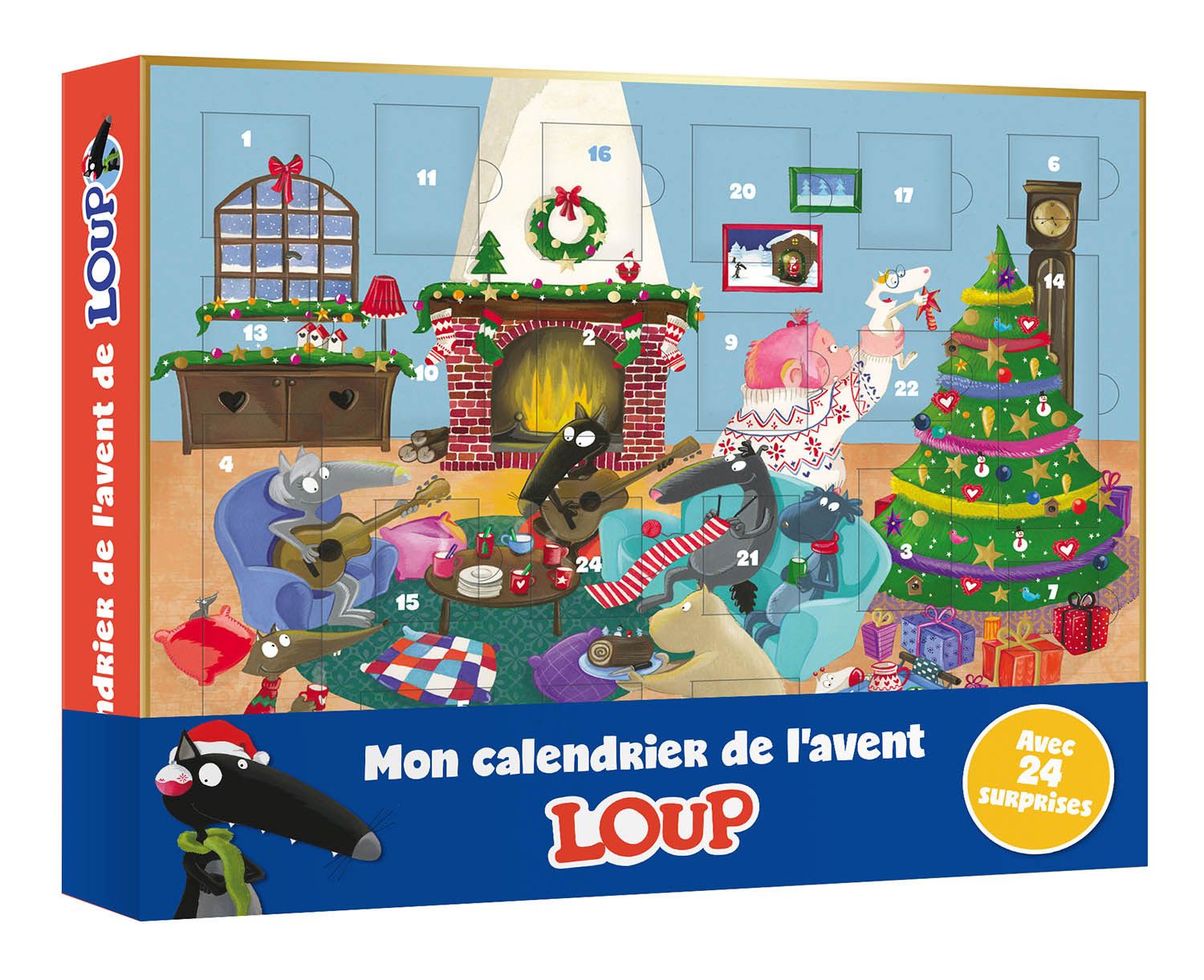 Mon calendrier de l'avent Loup. Avec 24 surprises, Edition 2021