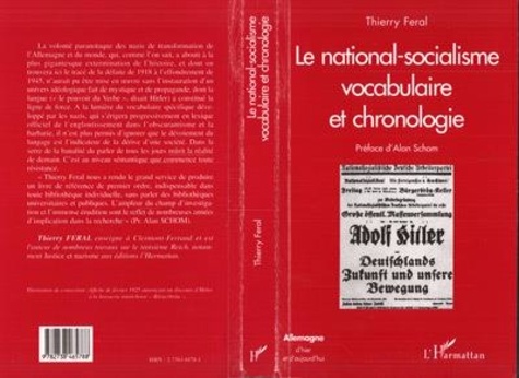 Le national-socialisme. Vocabulaire et chronologie