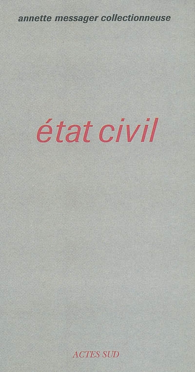 Etat civil