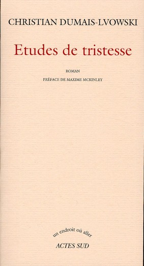 Etudes de tristesse