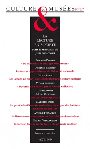 Culture & Musées N° 17 : La lecture en société