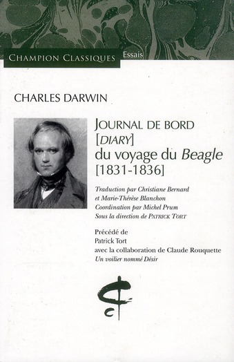 Journal de bord (diary) du voyage du Beagle (1831-1836)