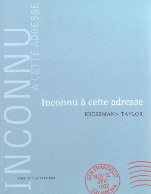 Inconnu à cette adresse