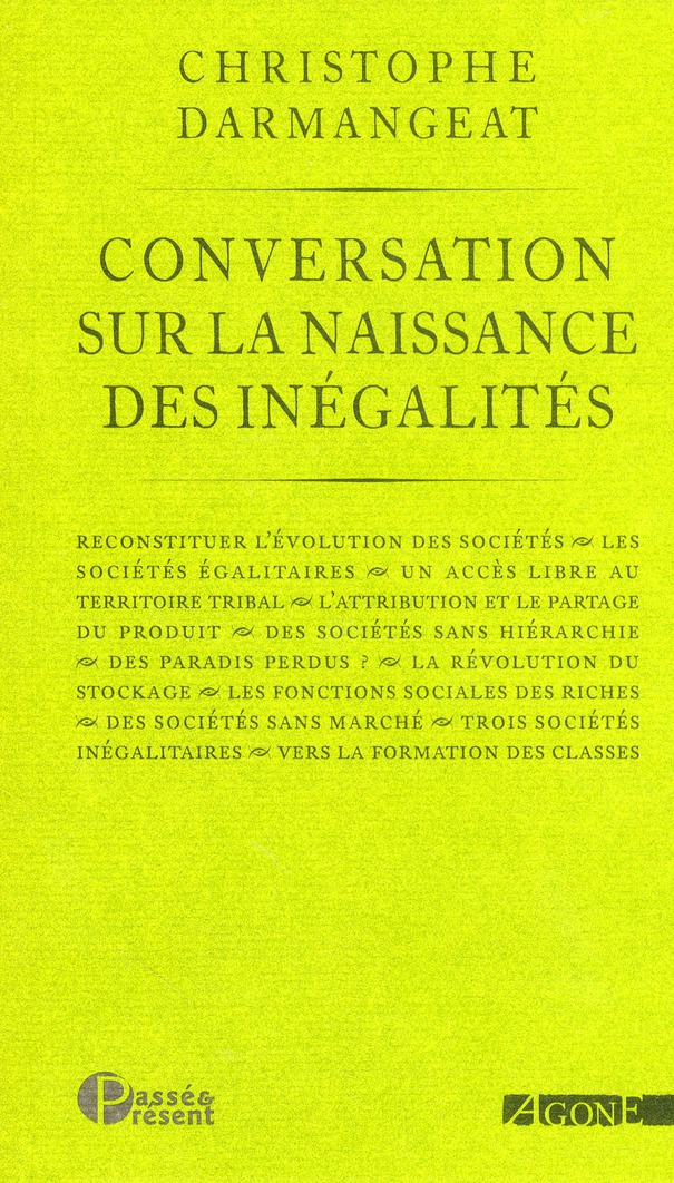 Conversation sur la naissance des inégalités