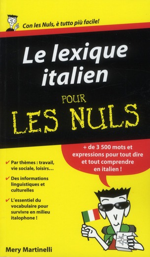 Le lexique italien pour les Nuls