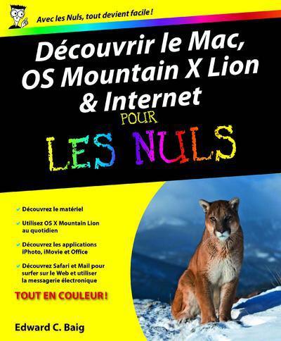 Découvrir le Mac, OS X Mountain Lion & Internet pour les nuls