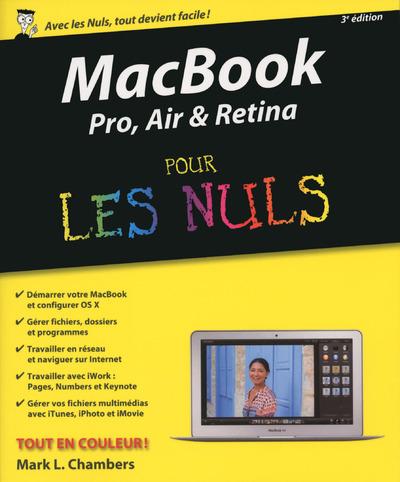MacBook Pro, Air & Retina pour les nuls. 3e édition