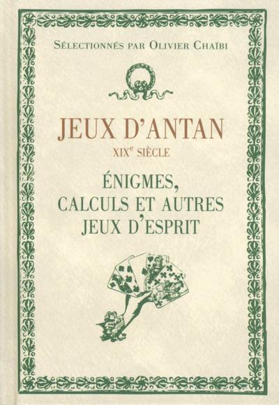 Enigmes, calculs et autres jeux d'esprit