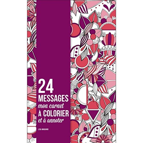 Mon carnet de messages zen à colorier