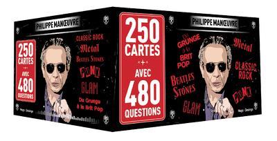 Quiz Rock, Philippe Manoeuvre. AVec 1 dé, 250 cartes, 480 questions