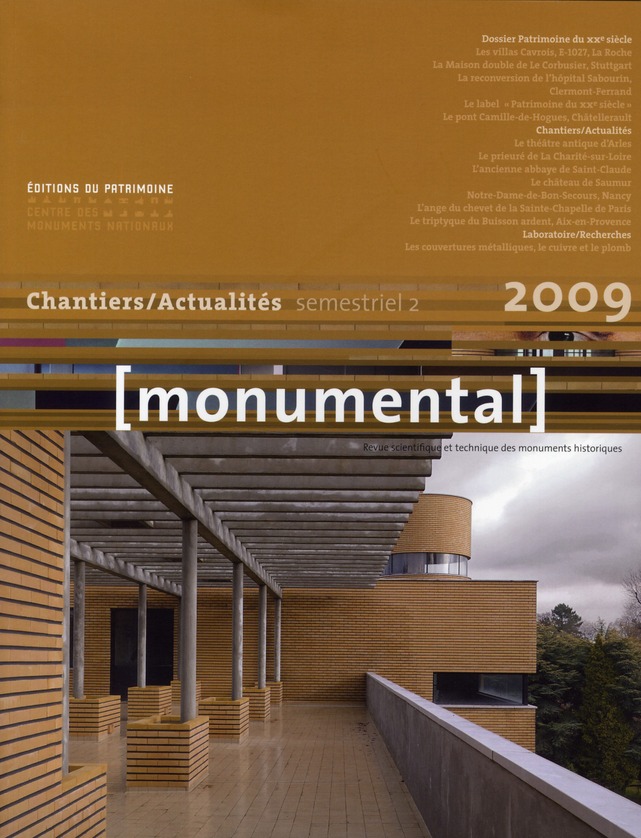 Monumental Semestriel N° 2, Décembre 2009 : Patrimoine du XXe siècle