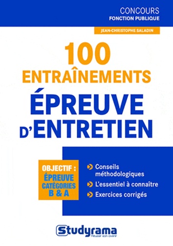100 entraînements Epreuve d'entretien