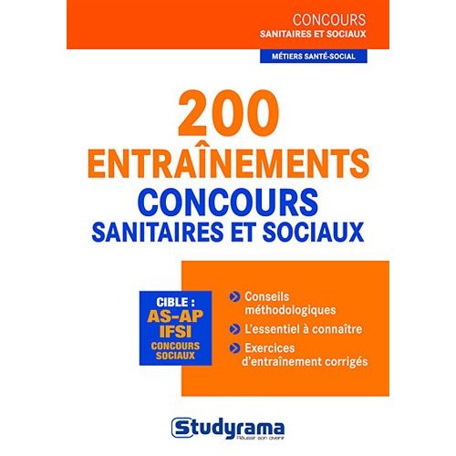 200 entrainements concours sanitaires et sociaux