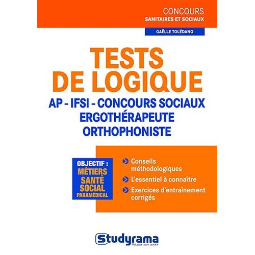 Tests de logique AP - IFSI - concours sociaux - ergothérapeute - orthophoniste