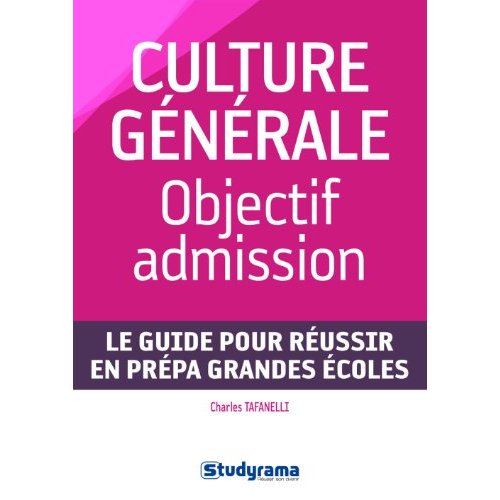 Culture générale : objectif admission