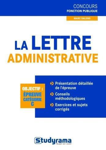 La lettre administrative
