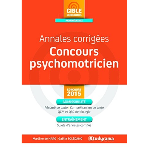 Annales corrigées concours psychomotricien