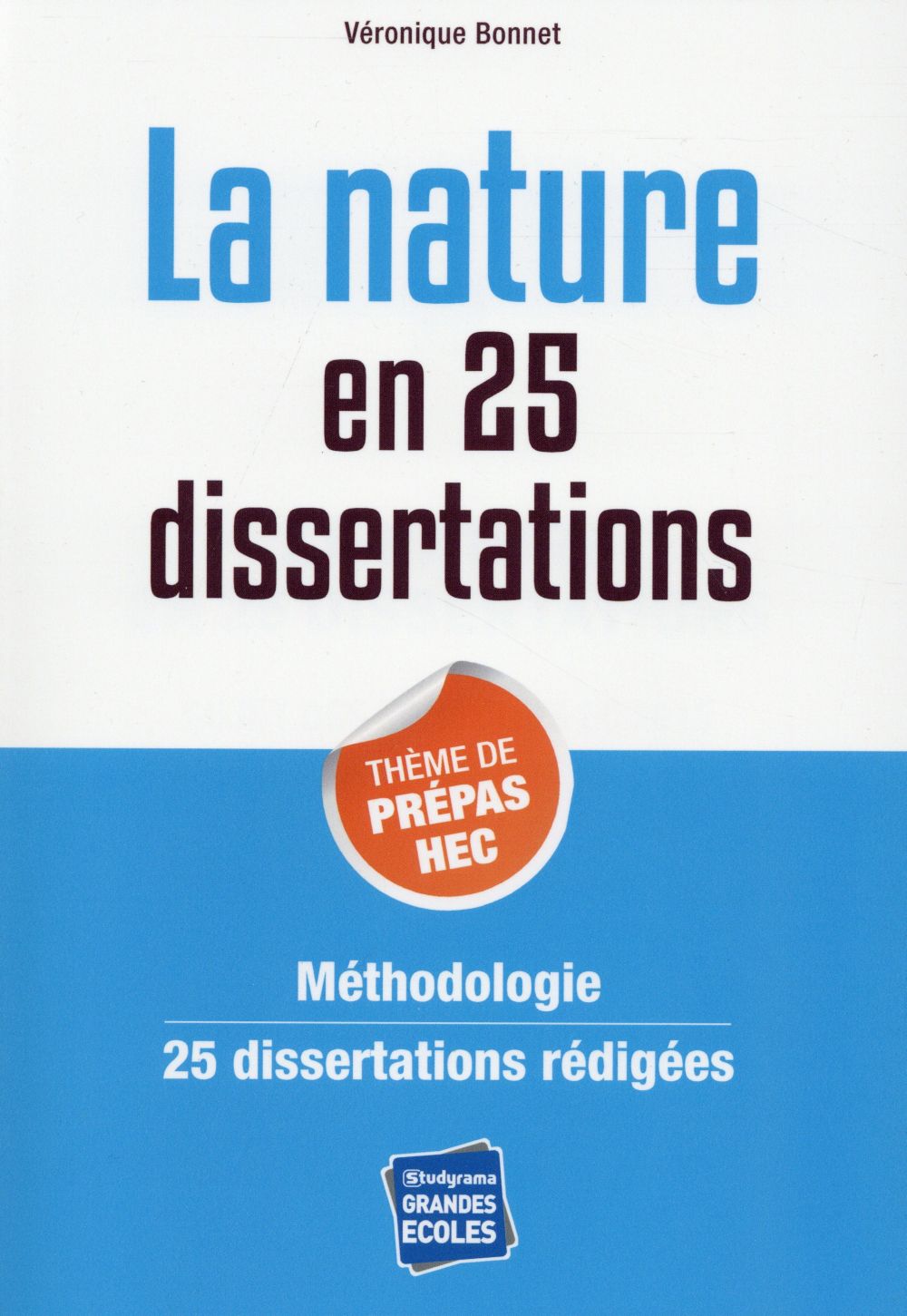 La nature en 25 dissertations. Sujet des concours EC 2015