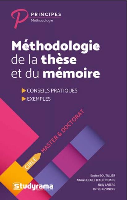 Méthodologie de la thèse et du mémoire