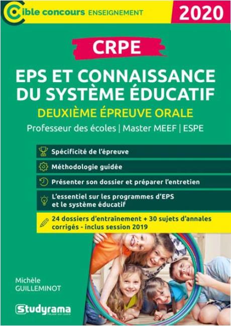 CRPE Deuxième épreuve orale : EPS et connaissance du système éducatif. Edition 2020