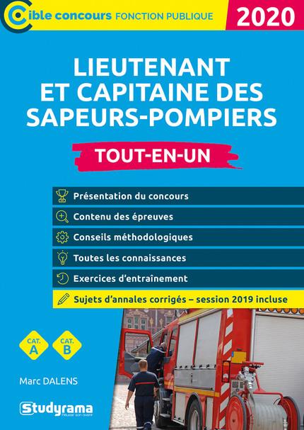 Lieutenant et capitaine des sapeurs-pompiers professionnels. Tout-en-un, Edition 2020