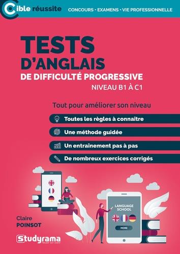 Tests d'anglais de difficulté progressive. Niveaux B1-B2