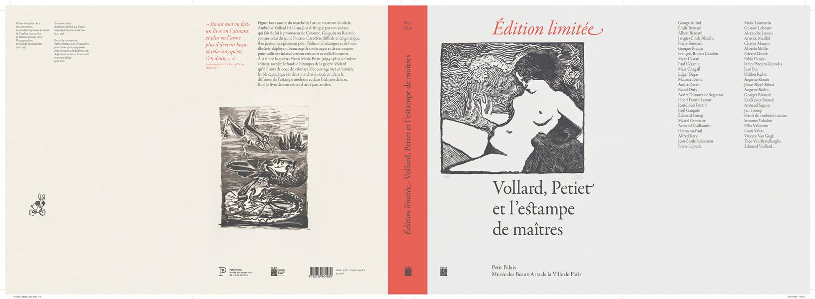 Vollard, Petiet et l'estampe de maîtres. Edition limitée