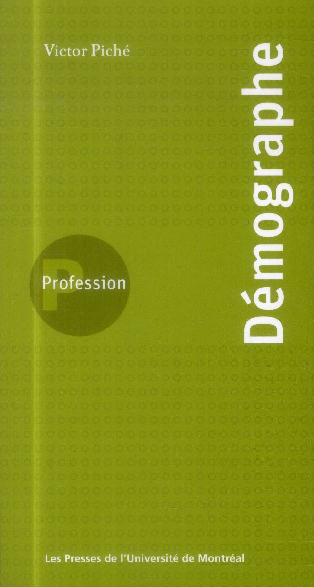 Profession démographe
