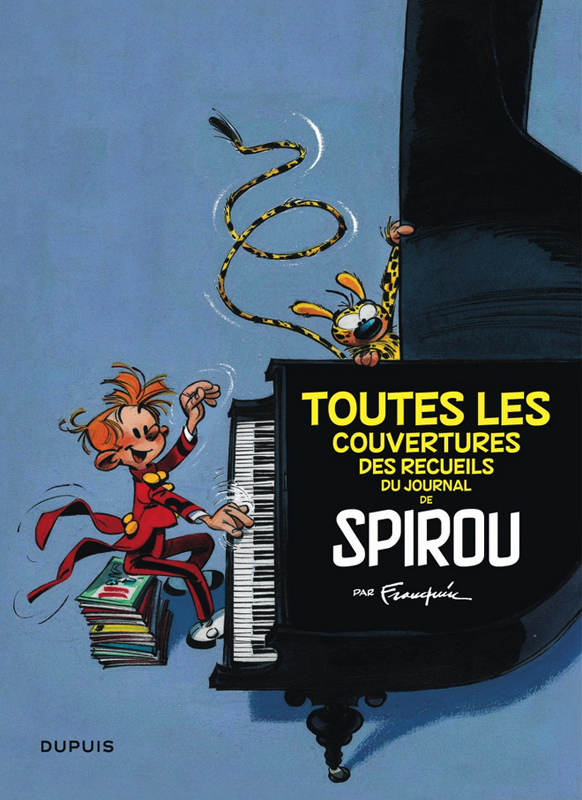 Toutes les couvertures des recueils du Journal de Spirou par Franquin